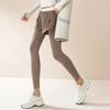 Женские брюки для йоги с высокой талией, имитация двух частей, быстросохнущие