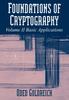 The Foundations of Cryptography: Volume 2, Basic Applications Book
