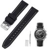 20mm Watch Band for Swatch X OMEGA Speedmaster Silicone Watch Strap for Swatch and Quick Release Replacement Tool and 3 Spring Bars Included [Ylfcly]