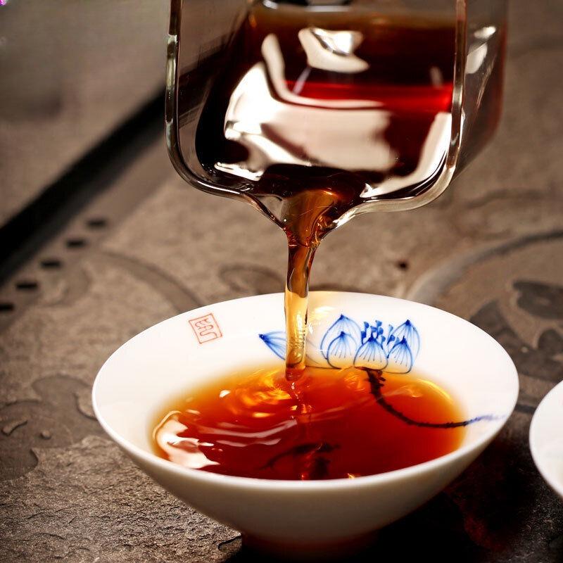 Синьи Хао Цзиньхао Пуэр, выдержанный чай Пуэр, кирпичик, 250 г, спелый чай, чай Пуэр