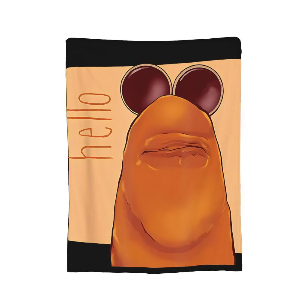 Marcus the Worm Blanket Fuzzy Funny Soft Throw Blanket for Bed Sofa Autumn/Winter,