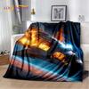 Spaceship  Spacecraft Universe UFO Blanket,Flannel Soft Throw Blanket for Home Bedroom Bed Sofa Picnic Office Hiking Kids Cover
