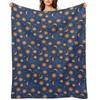 Retro Suns & Moons Throw Blanket anime Summer Beddings Polar Loose Blankets