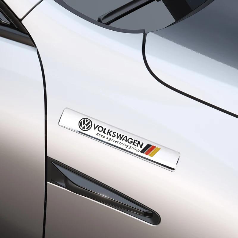 For VOLKSWAGEN VW Car Styling 3D Aluminum Emblem Sticker Auto Body Trunk Decoration Decals For Volkswagen VW GOLF Polo Tiguan VW