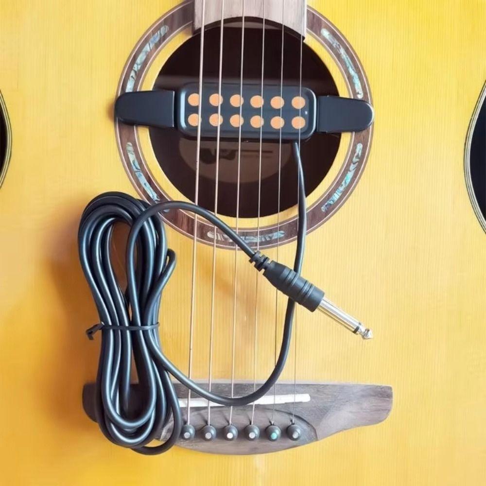 Connect Amplifier Musical Instruments Pickup Sound Hole Acoustic Guitar Pickup Guitar Parts