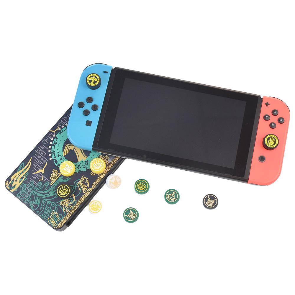 Силиконовые противоскользящие колпачки на стики для контроллера Switch из серии Zelda