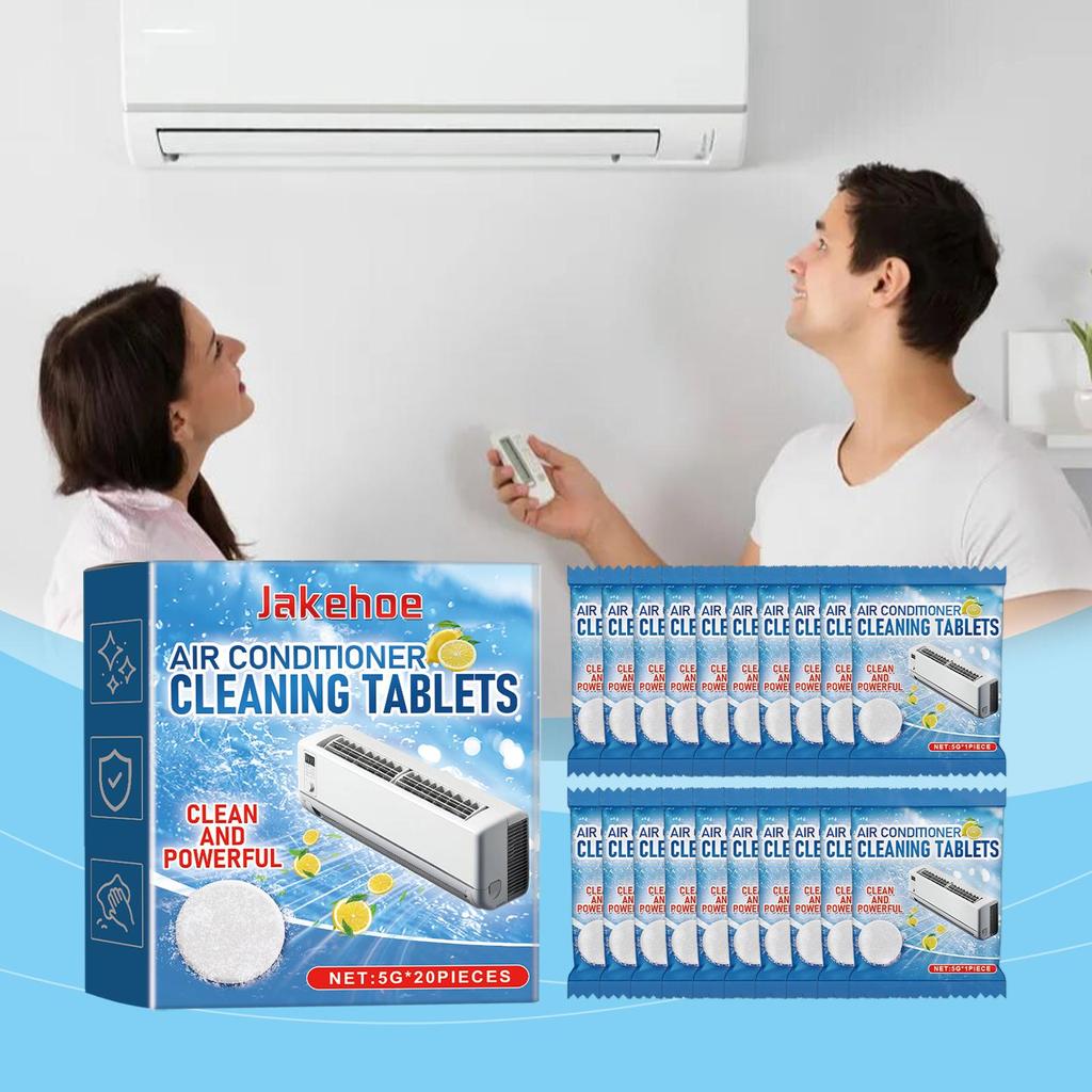 Джейкхоу Таблетки для чистки кондиционера Бытовой фильтр для кондиционера Подвесной блок Глубокая чистка Удаление пыли и запаха