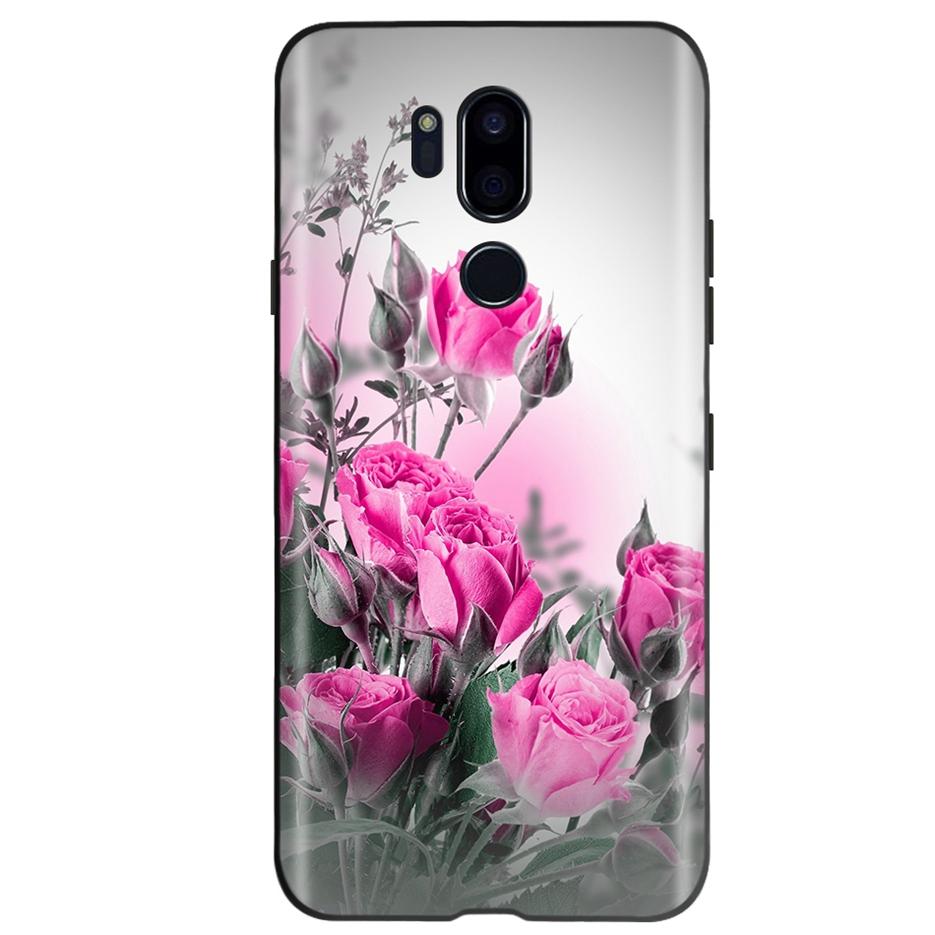Для LG G7 ThinQ Чехол G710 LM-G710 Милый Кот Бабочка Ударопрочный Мягкий Силиконовый Чехол для Телефона Для LG G7 ThinQ Задняя Крышка 6.53'' Coque