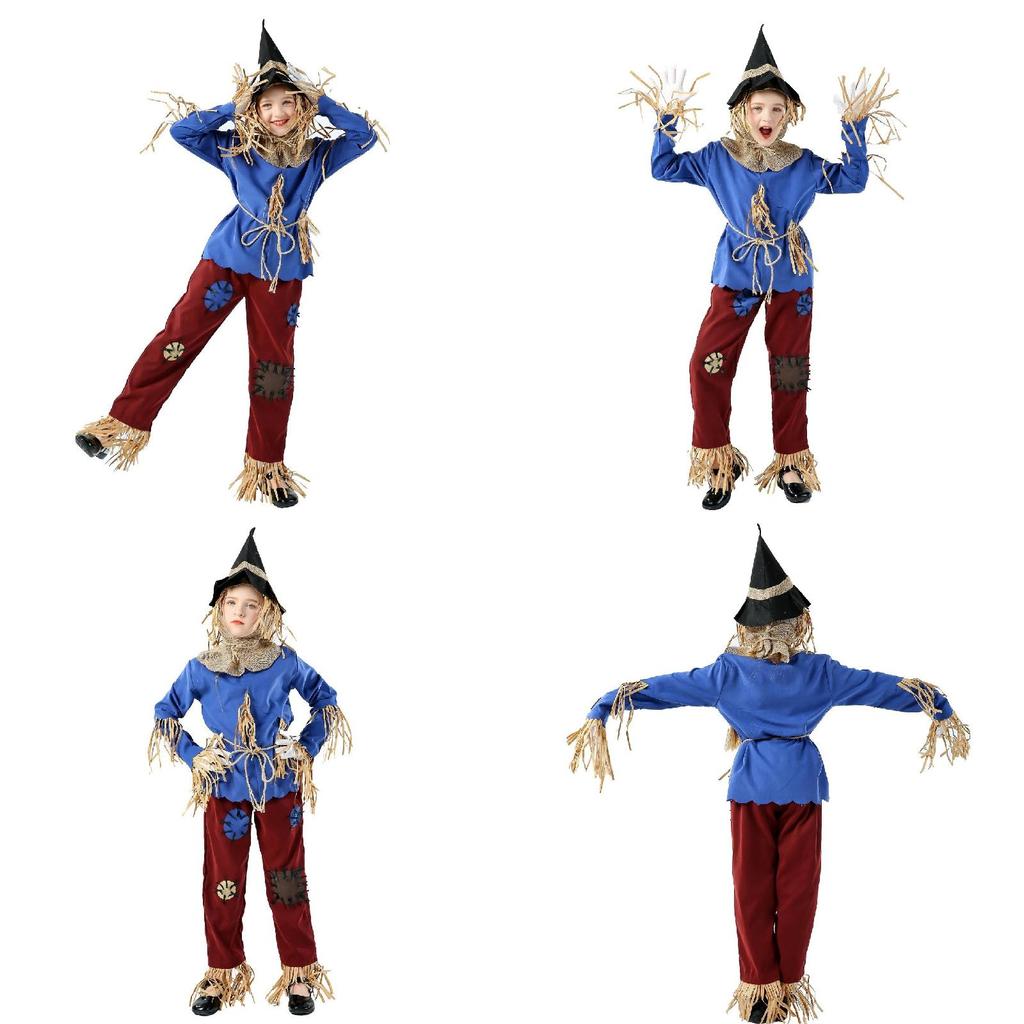 Хэллоуин Костюм Детский Косплей Волшебник Страны Оз Укротитель Львов Плюшевый Бархатный Для Детей