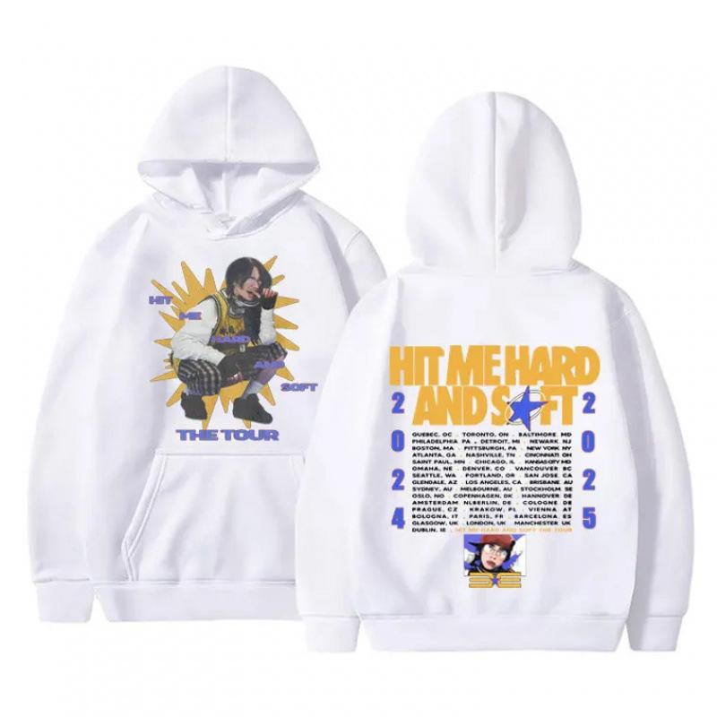 Худи с графикой мужское 'Hit Me Hard And Soft Tour'