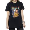 Disney Womens/Ladies Beauty And The Beast Belle Montage Cotton Boyfriend T-Shirt
