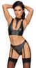 Cottelli Bondage - 2-Piece Sexy Matte Bondage Set XL