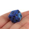 Шестигранные игровые кости 16 мм акриловый набор кубиков D6 для D&D, RPG, настольной игры или обучения математике, кости с эффектом авантюрина