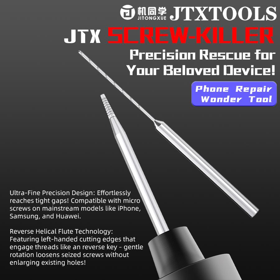JTX SK-1 Alloy Piercingand Sliding Drill Bit Used for Removing Stripped Thread Screws Ouickly Without Damaging The Frame Phone