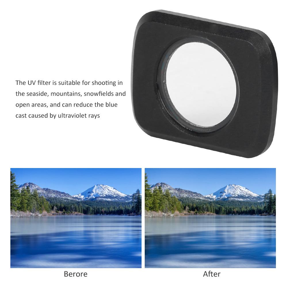 Junestar MRC UV Ultraviolet Portable Lens Filter Accessory with Storage Box for DJI Mavic Air2