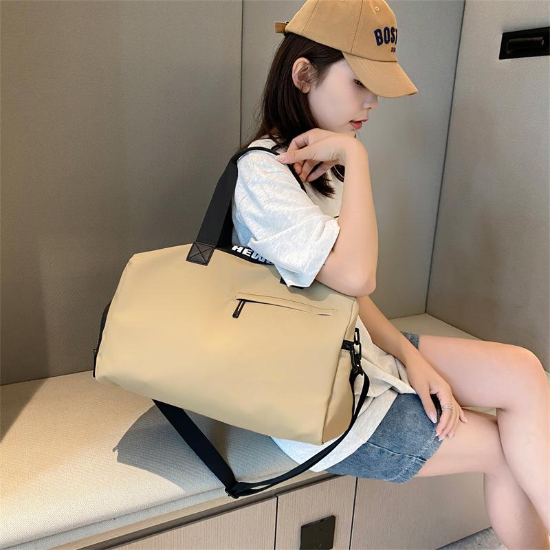 Fashion Trendy Men and Women Short-distance Portable Travel Package Dry and Wet Separation Sports Gym Bag Belt Shoe Bin