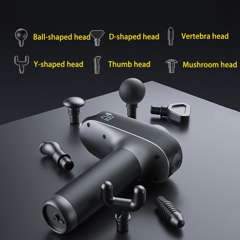 Новинка Массажные продукты Бесщеточный двигатель Мощный Перкуссионный массажер для мышц глубокого воздействия Тело Профессиональный массажный пистолет