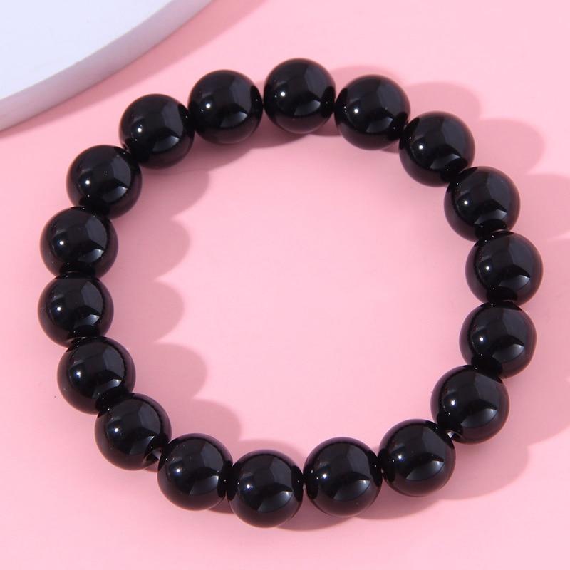 Bohemia Charm Beaded Bracelet For Men Women Statement Handmade Yoga Beads Elastic Bracelets Bangle Female Boho Party Jewelry