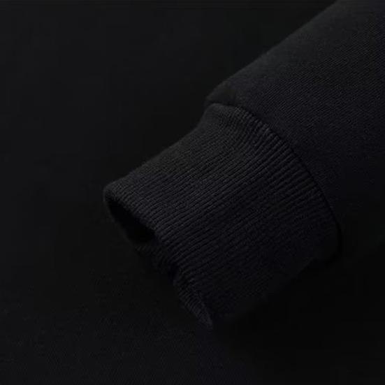 Мужской свитшот на флисовой подкладке, теплый зимний пуловер с круглым вырезом, осенний утолщенный базовый топ для повседневной носки, спорта, улицы, работы