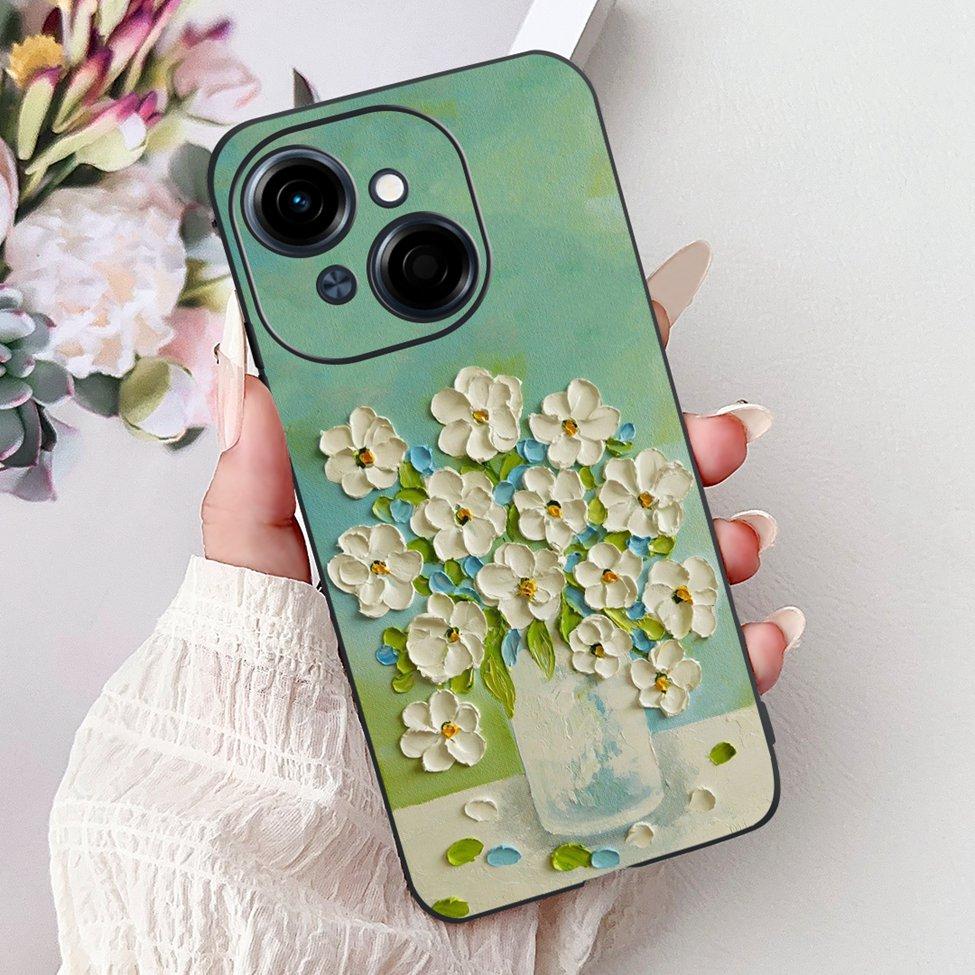 6.67'' For Tecno Spark Go 1 Case Pop 9 Cover Cute Cat Cartoon Fashion Butterfly Boy Girl Back Cover For Tecno Pop 9 Phone Case