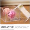 10 Pcs 4 5cm Square Acrylic Candy Boxes Clear Transparent Sealed Packaging Containers for Jewelry Gift Storage Party Favor