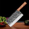 Forged Kitchen Cleaver Chopping Bone Slicing Meat Sharp Chinese Butcher Knife Vegetable Fish Cooking Cutting Tools