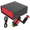 Машинка для татуировки без сердечника с шейдером RCA-интерфейсом Машинка для боди-арта с татуировкой, черная, красная