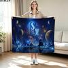 Фланелевое одеяло с принтом Schalke 04 Высокое качество Теплое Уютное Покрывало для Всех Сезонов Идеально для Подарков Декор Дома