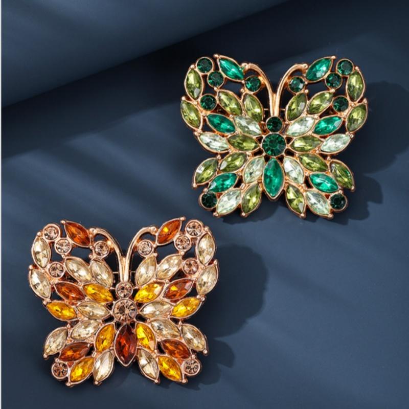 Butterfly Brooch Pin Luxury Women Party Accessories for Wedding Attire Elegant Jewelry Holiday Gift