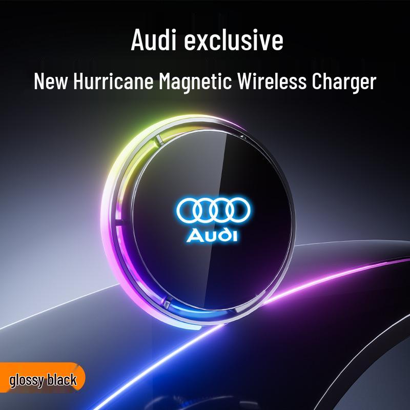 AION Y/V/S Dedicated Wireless Charging Magnetic Phone Holder with Air Cooling for In-Car Navigation