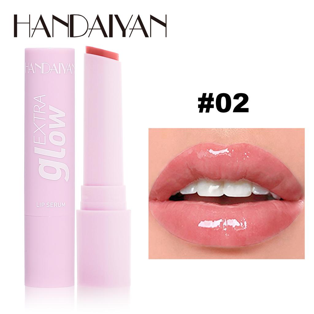 HANDAIYAN Moisturizing Solid Lip Gloss Water Light Mirror Lip Gloss Red Moisturizing Lipstick