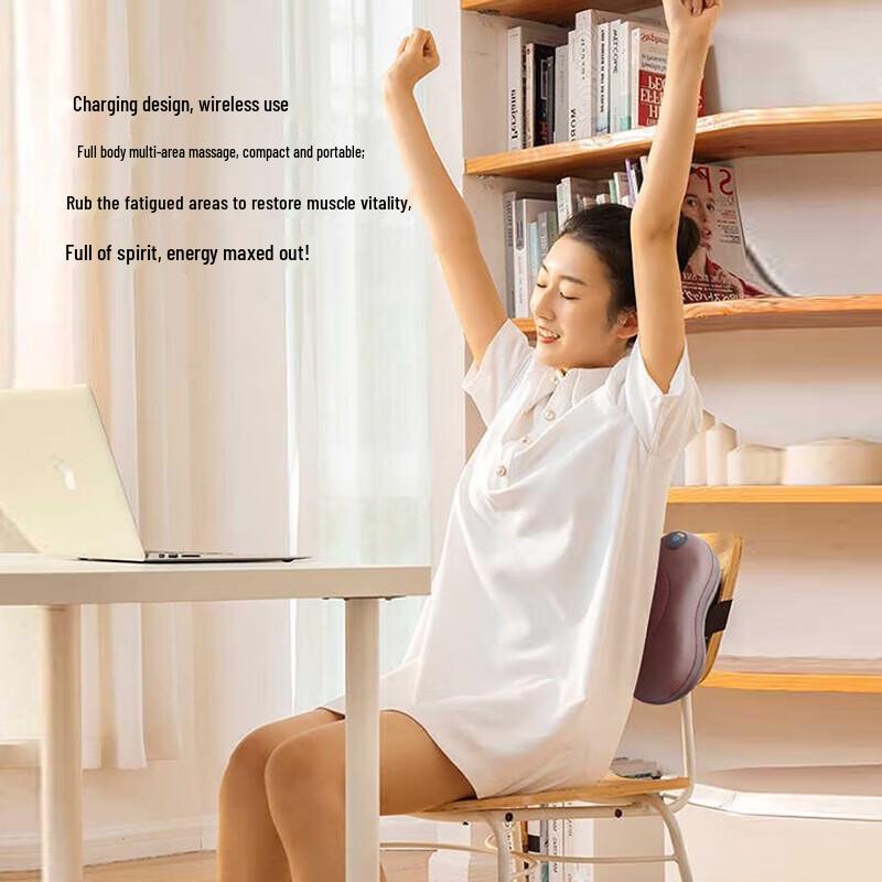 AUX Перезаряжаемая массажная подушка для шеи и тела JX008