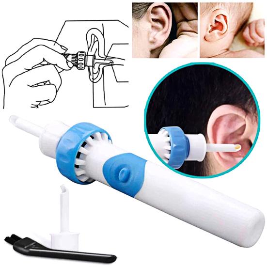 Электрический очиститель ушей для детей и взрослых, электрический инструмент для удаления ушной серы, бесшумный очиститель ушной серы, набор для вакуумного очистителя ушных каналов