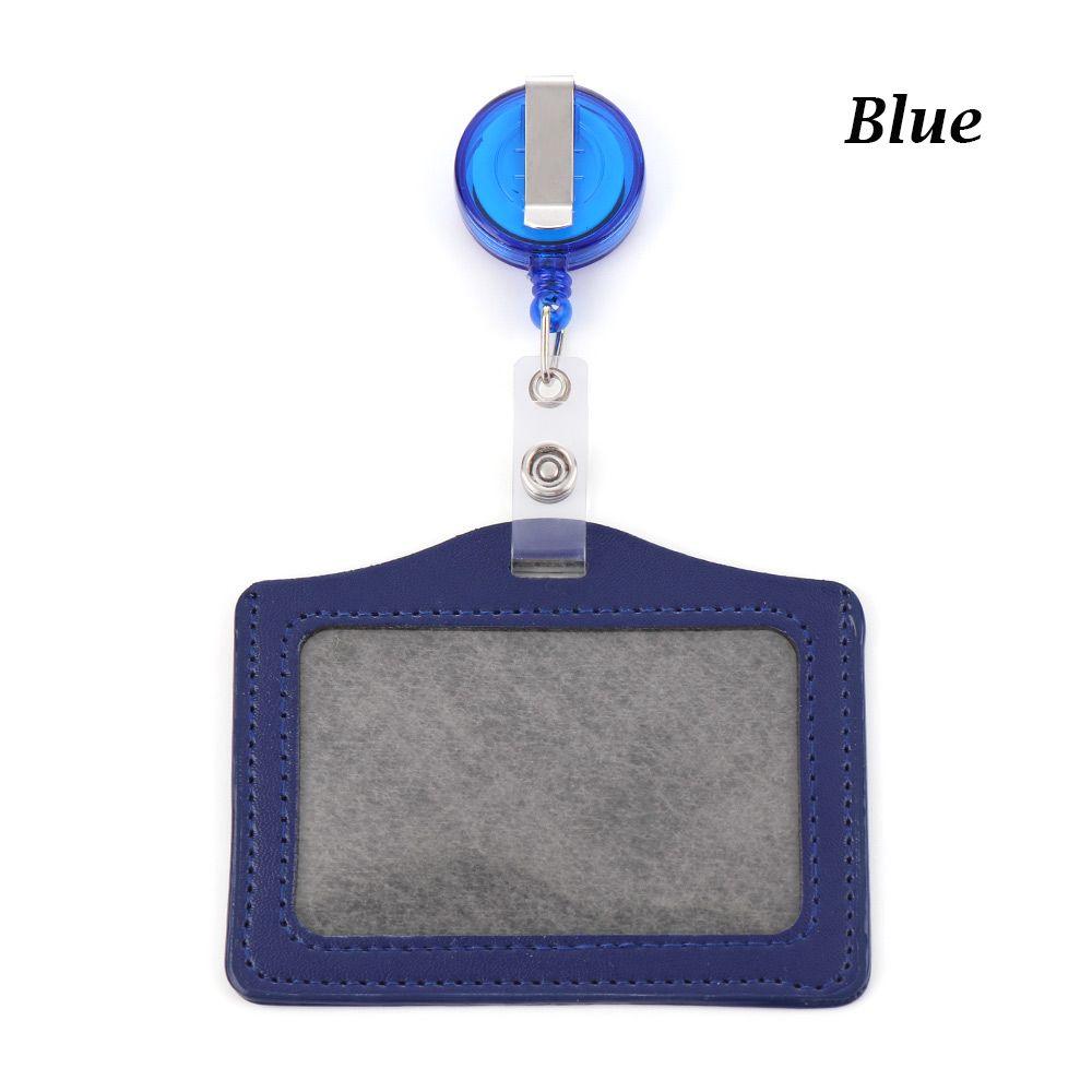No Zipper Office Supplies Tag ID Card Holder Protective Shell Badge Case Credit Card Holder