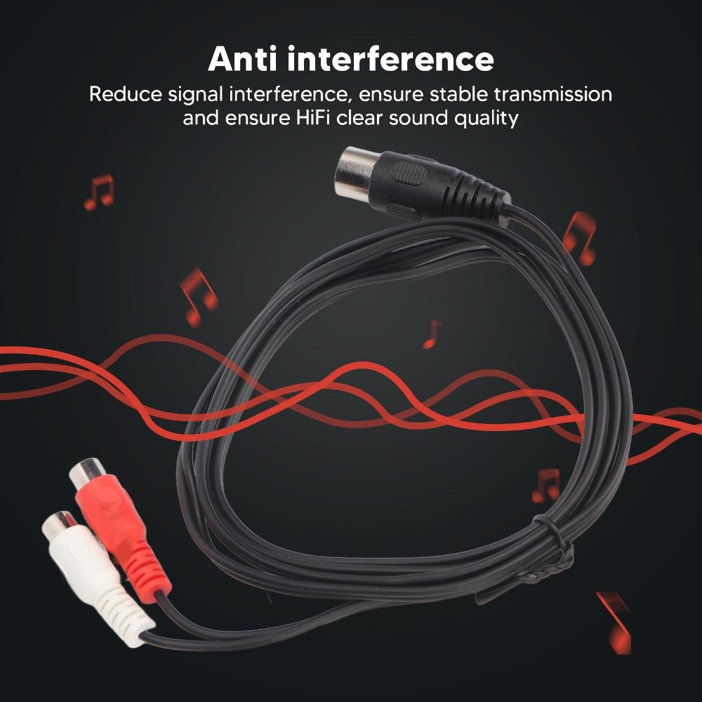 1.5m / 4.9ft Sound Instrument Cable Plug and Play Audio Cable Audio System