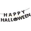 1Set Happy Halloween Banners with Pumpkins Sign Halloween Party Decorations Halloween Banners Hanging Party Supplies top sale