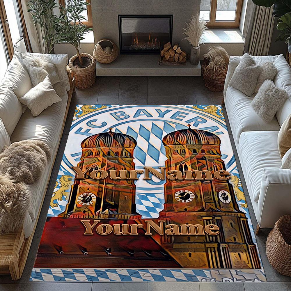 Bayern Munich Personalized Text Carpet Suitable for Foyer Kitchen Dormitory Outdoor Anti-slip Rug Office home decor Spiritual Gift