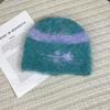 Japanese Retro Knit Beanie Women Winter Warm Ear Protection Hat
