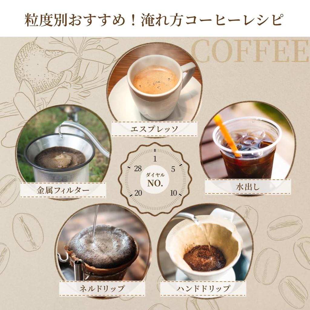 Электрическая кофемолка Zero конического типа, 38 видов помола, простая регулировка ±0, плюс/минус, XKM-J110 (Коричневый Серый)