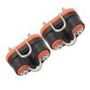 2PCS Cam Cleat Ball Bearing Marine Boat Fast Entry Rope Cam Cleat Wire Fair Sailing Sailboat