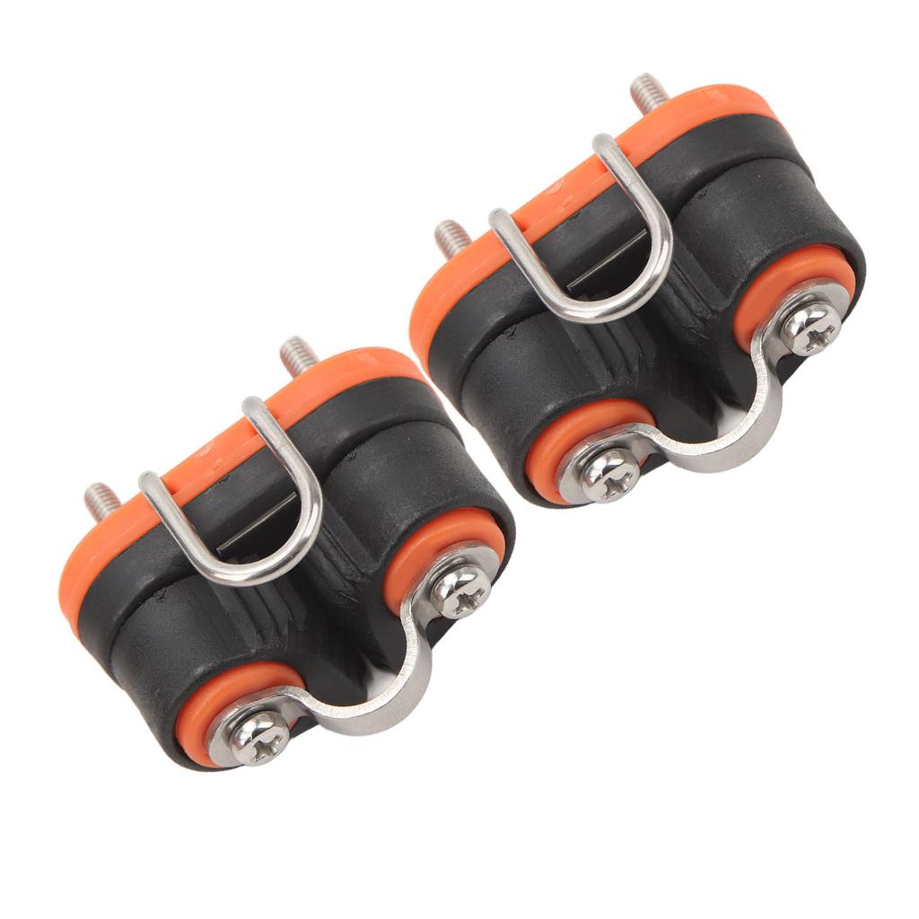 2PCS Cam Cleat Ball Bearing Marine Boat Fast Entry Rope Cam Cleat Wire Fair Sailing Sailboat