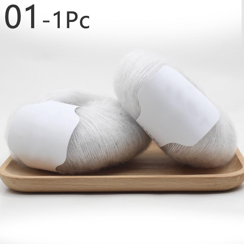 1 шт., 30 г, нить для вязания крючком из мохера для свитера, шарфа, пряжа для вязания, мягкая многоцветная пряжа для рукоделия «сделай сам»