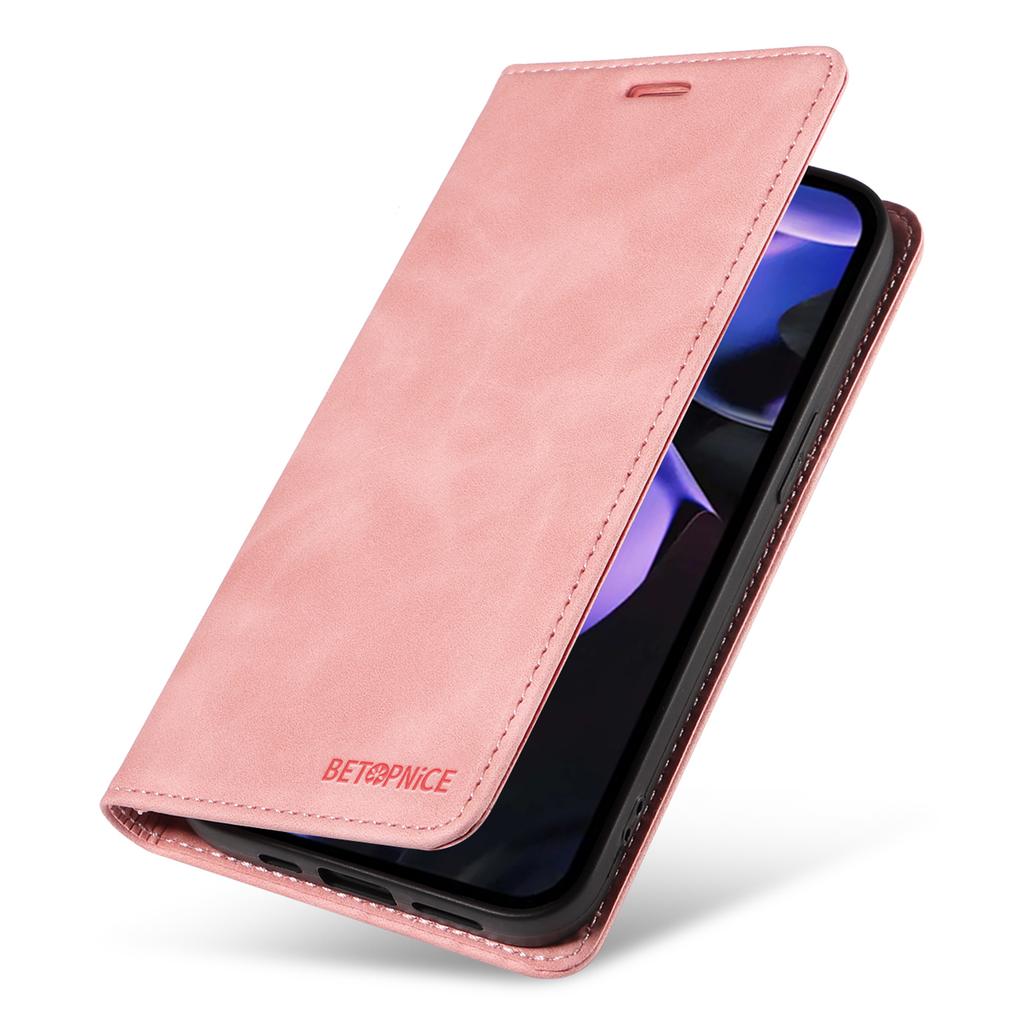 BETOPNICE 003 Чехол-кошелек для Google Pixel 9a Кожаный чехол для телефона с подставкой