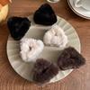 1 Pair Plush Cat Ear Hair Clips Non-Slip Triangle Side Hair Bangs Claw Clamp Decoration Hairpins Winter Women Girls Hair Accessories Birthday