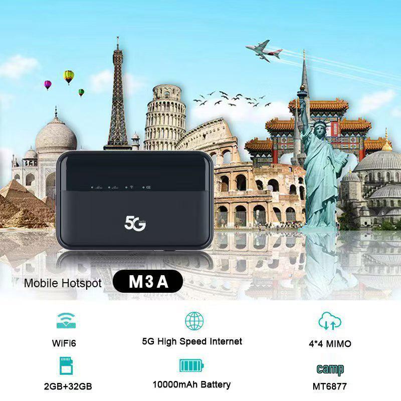 2026 Portable Travel WiFi Router for Mobile Internet & Outdoor Streaming