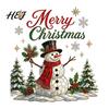 Festive Home Decorations Christmas Window Stickers, Winter Holiday Decorations, Art with Xmas Tree Party Supplies Snowman Angel Patterns for Wall Door