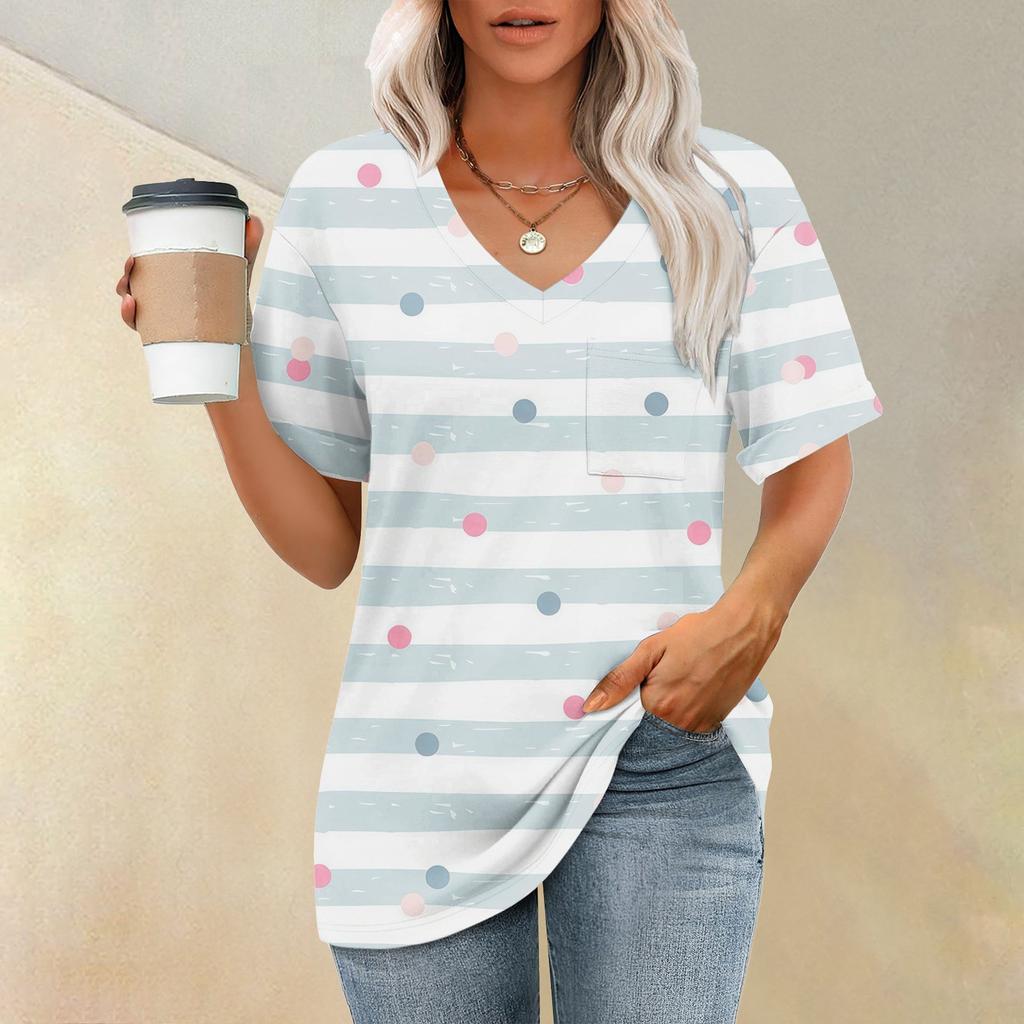 Женские футболки с V-образным вырезом и коротким рукавом, летние топы, повседневные базовые футболки, модные