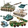 Children's 3D Wooden Military Tank Jigsaw Puzzle Model Toy