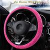 Auto Decoration Anti-Slip Protection Warm Plush Pearl Velvet Soft Car Steering Wheel Cover
