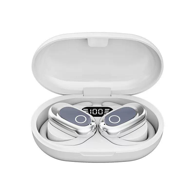 Наушники-клипсы Bluetooth с шумоподавлением, цифровым дисплеем и длительным сроком службы батареи — идеально подходят для занятий спортом.